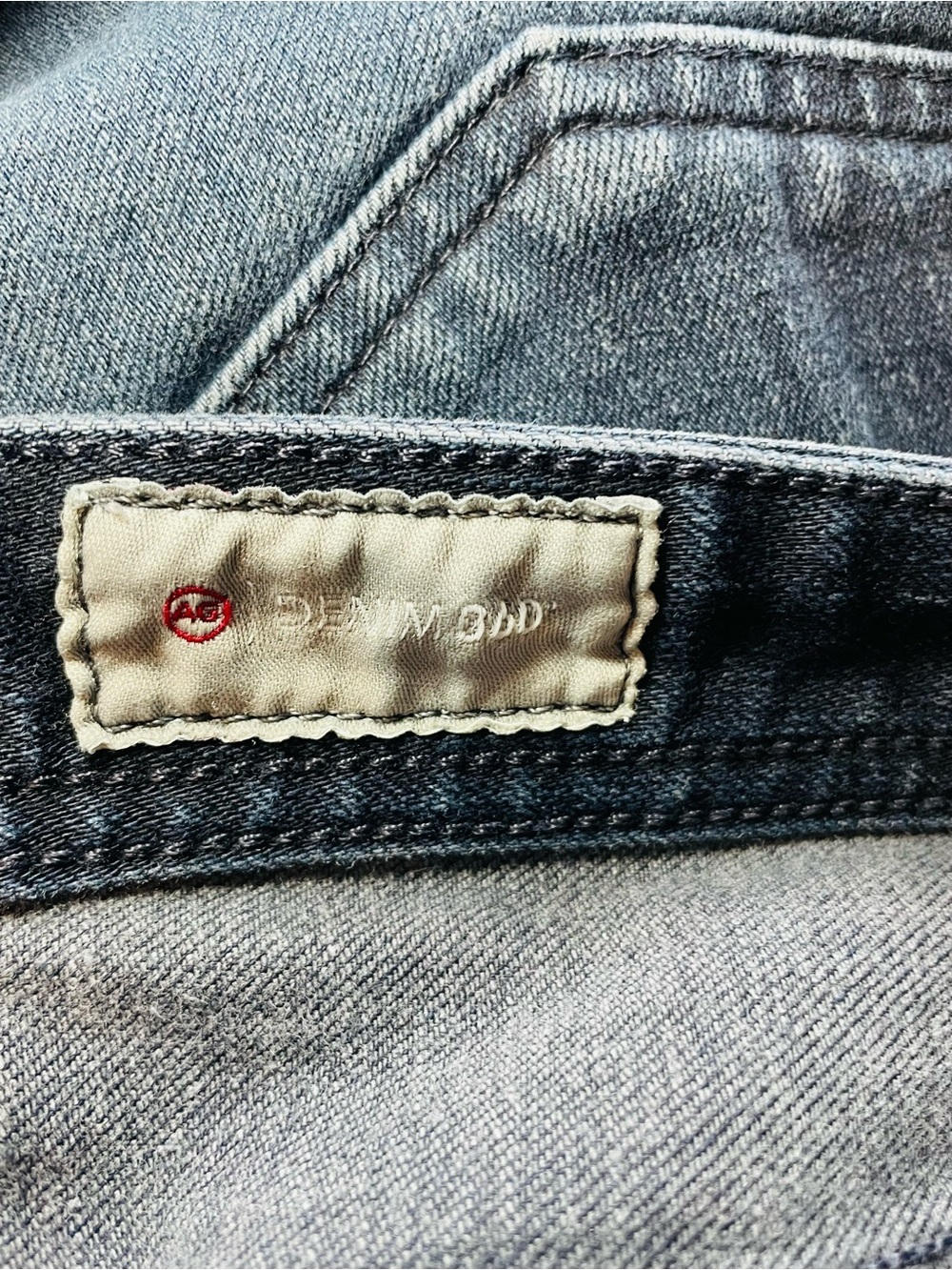 Ag Adriano Goldschmied Men’s Slim Straight Jeans in Dark Blue Wash - Picture 7 of 10
